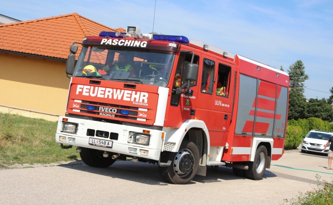 Drei Feuerwehren bei Brand in Pasching im Einsatz