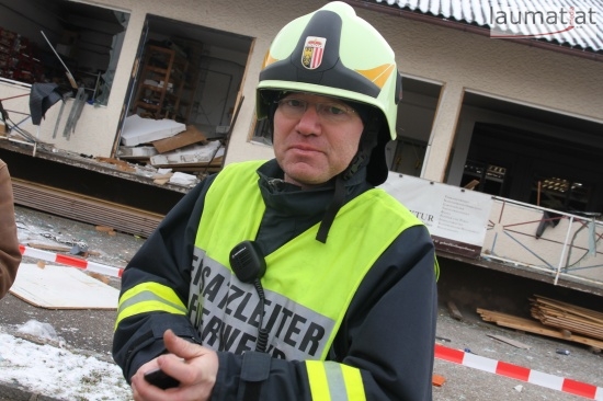 Einsatzleiter Herbert Kronlachner, Feuerwehr Kematen am Innbach