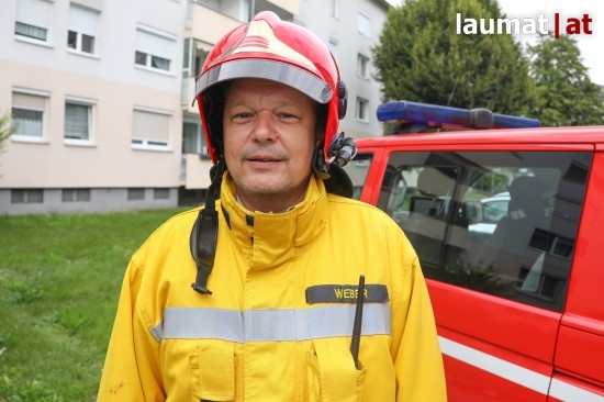Roland Weber, Einsatzleiter Feuerwehr Wels