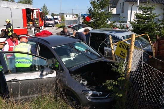 Sechs Verletzte bei schwerem Kreuzungscrash in Gunskirchen