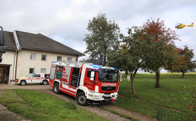 Tödlicher Gärgasunfall in einem Silo auf einem Bauernhof in Kremsmünster