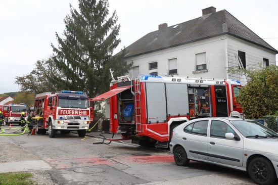 Menschenrettung bei Brand eines Wohnhauses in Ansfelden