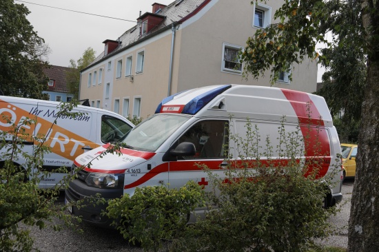 Rauchentwicklung in einer Wohnung in Wels-Vogelweide durch angebrannte Gegenstnde