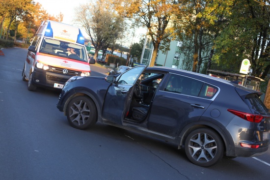 Verkehrsunfall zwischen zwei PKW in Wels-Lichtenegg endet glimpflich