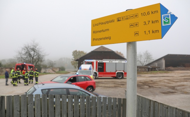 Schwierige Rettungsaktion: Frau verstieg sich auf Prinzensteig-Wanderweg in Wilhering