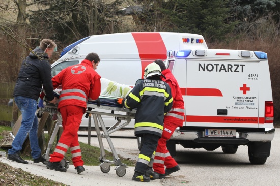 Zwei Verletzte durch Kohlenmonoxidvergiftung in Weißkirchen an der Traun