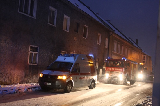 Renovierungsbedürftiger Ofen löste Feuerwehreinsatz in Thalheim bei Wels aus