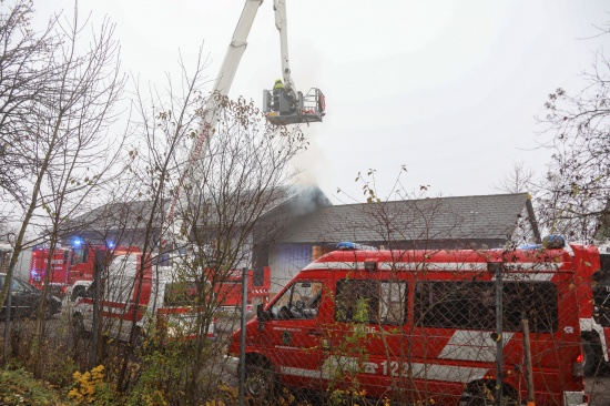 Brand in einem Gewerbebetrieb in Kremsmünster