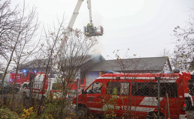 Brand in einem Gewerbebetrieb in Kremsmnster