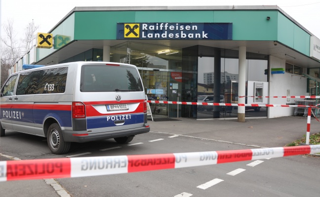Banküberfall in Linz-Dornach-Auhof