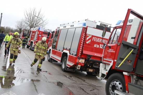 Defekte Heizungsanlage lste am Weihnachtsfeiertag greren Einsatz der Feuerwehr in Traun aus