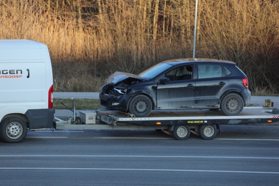 Auffahrunfall auf der Salzkammergutstrae in Altmnster endet glimpflich