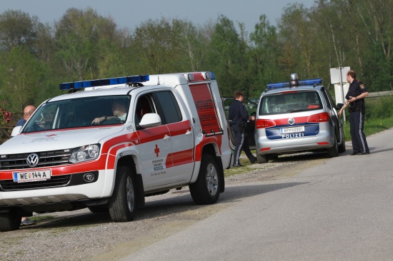 Ein Verletzter bei Verkehrsunfall mit Moped in Krenglbach