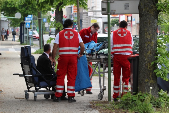 Drei Verletzte bei Verkehrsunfall in der Doktor-Koss-Straße in Wels