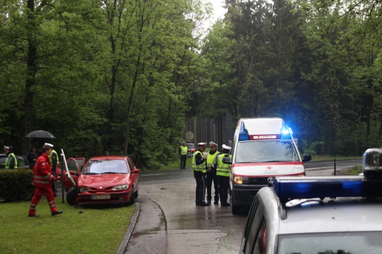 Verkehrsunfall in Gunskirchen endet relativ glimpflich
