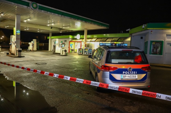 berfall auf Tankstellenshop in Wels-Lichtenegg geklrt