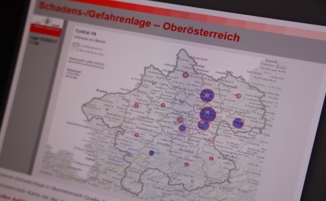 Covid-19: 254 Infektionen in Oberösterreich - ein Patient wieder gesund