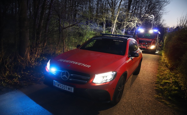 Nicht abgelöschtes Lagerfeuer sorgt für Einsatz der Feuerwehr in Wels-Lichtenegg