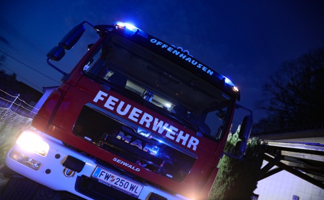 Zwei Feuerwehren bei Brand in Offenhausen im Einsatz