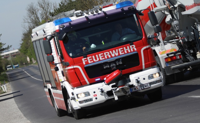 Kleinerer Brandeinsatz bei Abfallverwertungsunternehmen in Wels-Schafwiesen