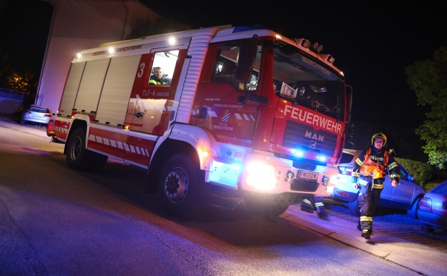 Technischer Defekt an einer Waschmaschine fhrt zu Einsatz der Feuerwehr in Marchtrenk