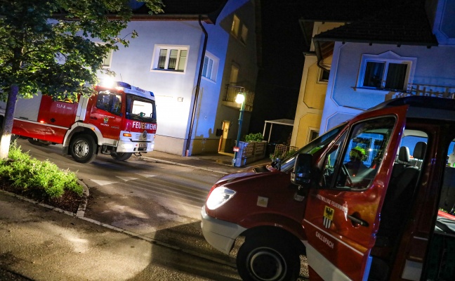 Schnelle Entwarnung nach gemeldetem Brand in einem Wohnhaus in Gallspach