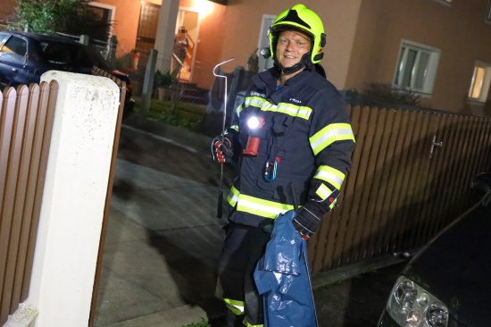 Geschicklichkeitsspiel "Snake" im echten Leben fr Einsatzkrfte der Feuerwehr in Marchtrenk