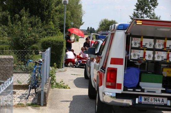 Radfahrer bei Sturz in Holzhausen erheblich verletzt