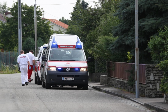 Person bei Sturz von der Leiter in Gunskirchen schwer verletzt