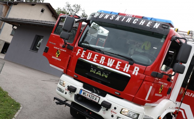 Kleinbrand in Gunskirchen fhrte zu Einsatz zweier Feuerwehren