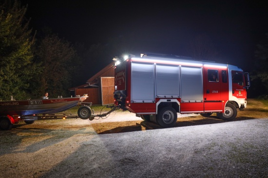 Einsatzkrfte bei Suchaktion nach vermisster Person in Edt bei Lambach im Einsatz