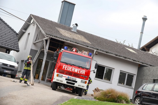 Brand in der Filteranlage eines Mbelherstellers in St. Marien