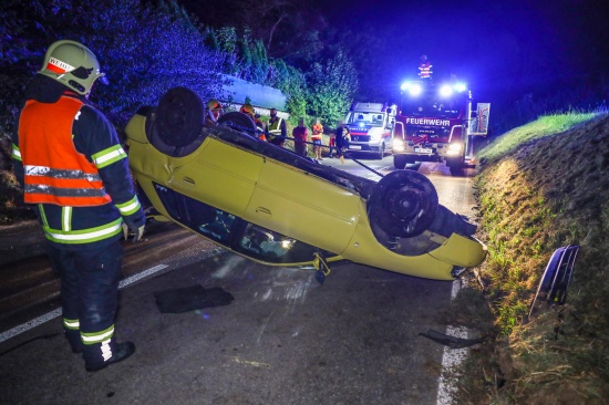 "My driving scares me too": Autoberschlag in Wels-Oberthan fordert zwei Verletzte