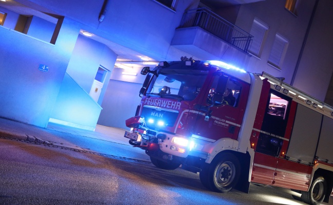 Brand in einer Wohnung in Wels-Innenstadt bereits vor Eintreffen der Feuerwehr von selbst erloschen