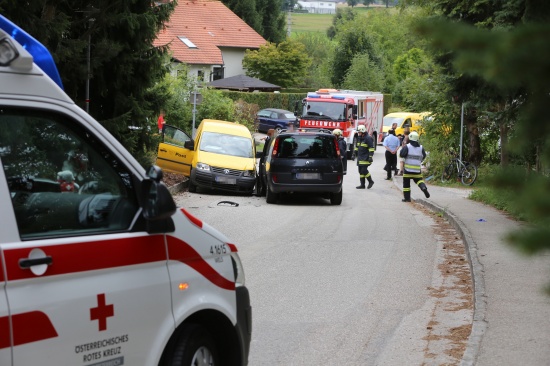 Verkehrsunfall in Krenglbach fordert einen Leichtverletzten