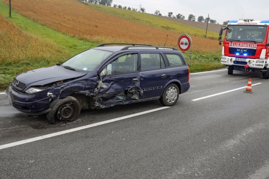 Katze lst schwere Kollision zweier PKW auf Innviertler Strae bei Grieskirchen aus