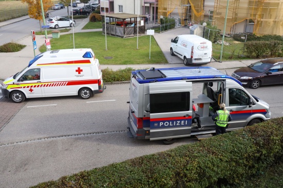 Person in Wels-Vogelweide von Kleintransporter niedergestoen