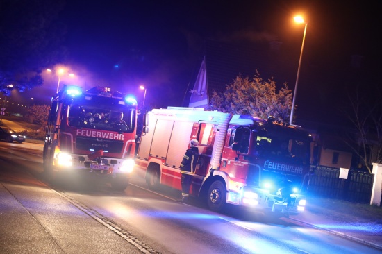 Wei�er Rauch: Einsatzkr�fte in Wels-Vogelweide auf Gefahrenerforschung