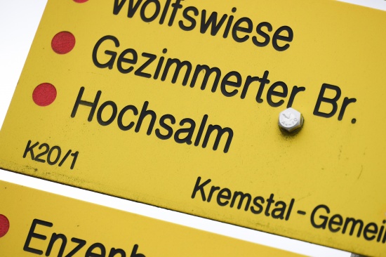 Bergrettungseinsatz nach Hilfeschreien in alpinem Gelnde in Steinbach am Ziehberg