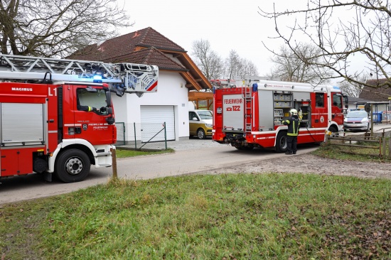 Kirschkernkissen vergessen: Feuerwehr bei verrauchtem Wohnhaus in Wels-Waidhausen im Einsatz