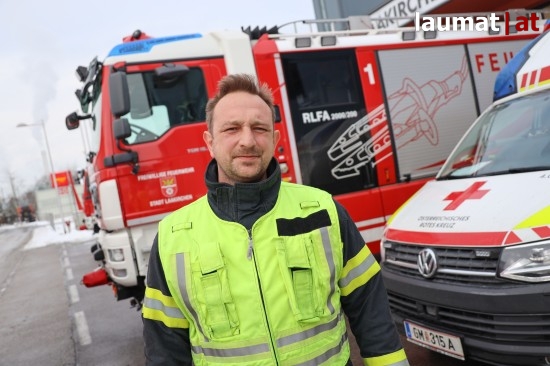 Jrgen Sturm, Einsatzleiter Feuerwehr Laakirchen