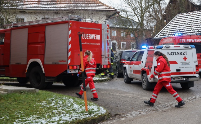 Altbauer bei landwirtschaftlichem Unfall auf Bauernhof in Bachmanning tdlich verletzt