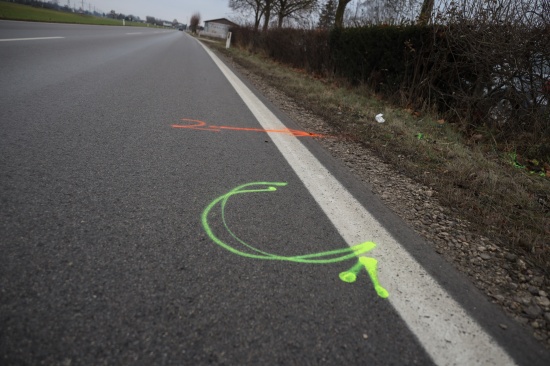 Tdlicher Verkehrsunfall: Fugnger (83) in Gunskirchen von Klein-LKW erfasst und tdlich verletzt