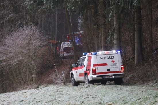 Tdlicher Forstunfall in einem Waldstck in Offenhausen