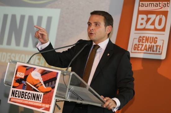 Gerald Grosz, neu gewhlter BZ-Obmann