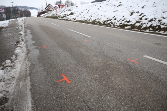 Autolenker nach Wildunfall in Offenhausen von PKW erfasst und schwer verletzt