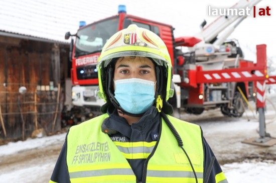 Stefan Patzl, Einsatzleiter Feuerwehr Spital am Pyhrn