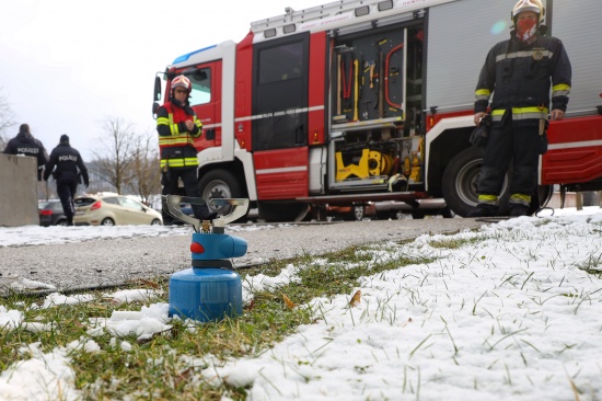 Lngere Ursachenforschung fr Gasgeruch im Keller eines Mehrparteienwohnhauses in Wels-Lichtenegg