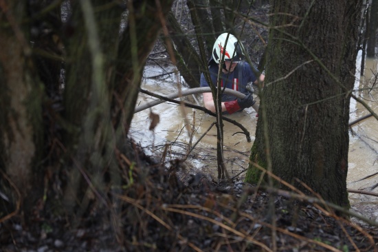 Schneeschmelze und starker Regen führt zu mehreren Einsätzen der Feuerwehren in Oberösterreich