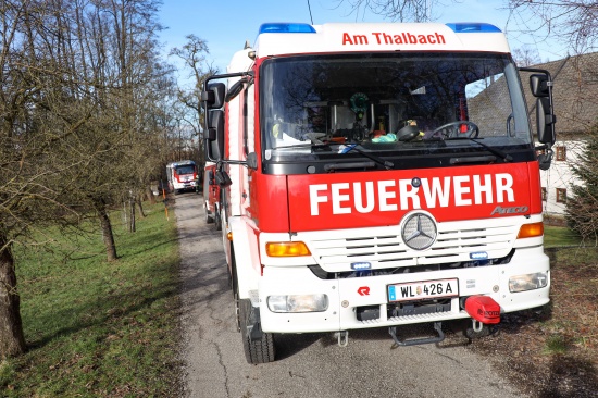 Brand im Zhlerkasten eines Gebudes in Thalheim bei Wels